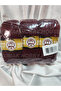 Star Lurex Burgundy Hand Knitting Yarn (3 Pieces) - Color: 035K