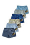 95% Cotton Piece Boys' Stretch Fabric Combed Cotton Boxer Set of 6 / Underpants / Underwear