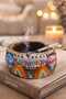 Cappadocia Regional Gypsum Decorative Altar Ashtray Cappadocia Relief Inside the Ashtray - 2