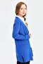 Women's Knitwear Araboy Summer Thin Jacket Cobalt Blue - 7
