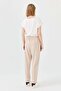 Women's Knitwear Stone Printed Trousers Beige - 6