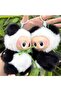 Vinyl Plush Doll Pendant Figure Ornament, Collectible Desk Accessory Toy Set - 6