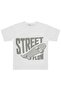 Double Pocket T-Shirt for 6-9 Years Old - Gray - 2
