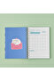 Premium Undated Agenda – 17X24 Hard Cover, Spiral Bound, 4 Colors, with Stickers - 2