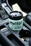 Hello Printed 3 Piece Glass Odorless Ashtray |   Smokeless |   Decorative Glass Ashtray with Anti-Wind Cover |   425 ml |   Green - 3