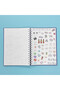 Premium Undated Agenda – 17X24 Hard Cover, Spiral Bound, 4 Colors, with Stickers - 5