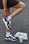 Women's Sneaker High Sole Suede Sports Shoes Aryan Black - 7