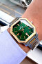 Premium Men's Wristwatch 3 Atm Water Resistant Gold-Silver Color Steel Band Dke2056C3 - 4