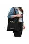 Canvas Tote Bag Printed Design Black Reusable Shopping Bag UAE - 4
