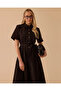 Belted Pocketed Short Sleeve Dress - 2
