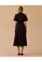 Belted Pocketed Short Sleeve Dress - 3