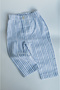 Baby Boys Blue Striped Formal Suit Set with Bow Tie - 2