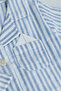 Baby Boys Blue Striped Formal Suit Set with Bow Tie - 8