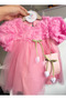 Baby Girl Rose Dress Princess Model Pink Special Occasion - 7