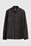 Slim Fit Khaki Printed Shirt - 5