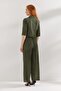 Button Detailed Suit Green - 4