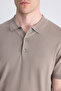 Ds Damat Slim Fit Mink Plain Knit Summer Rayon Knitwear T-Shirt - 2