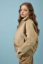 Water Repellent Shirt Collar Zippered Coat Girl Child G5217A826Sp - 3