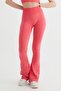 Women's Seamless Flared Leg High-Waisted Shaping Sculpting Sports Leggings - 2