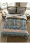 Patterned Bedspread 200X220 cm - Double Microfiber Soft-Textured - 2