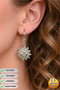 Steel Special Design Dangle Sun Couple Earrings Do Not Tarnish or Fade - 4