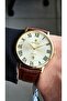 Men's Roman Numeral Classic Retro Watch - Rym-631820 Gold - 4