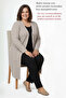 Women's Knitwear Ribbed Plus Size Winter Mother Cardigan Lycra Thick Long Non-Pilling Buttoned Light Mink - 6