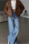 Leather Bomber Leather Jacket - 3
