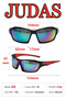 G8 Fleece Size Driving Sports Activity Sunglasses - Mirrored Glass - 8