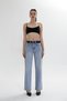 Women's Comfort High Waist Tint Wash Wide Leg Jeans