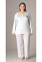 Plus Size Cotton Piece Pajama Set for Women – Oversized Comfortable Home Wear B89-77 - 2