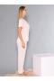 Short Sleeve Crew Neck Pajama Set - Summer Heart Pattern Soft Milan Fabric - 58-02 - 4
