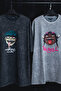 Gorillaz Russel Printed Oversize Unisex Washable White Tshirt - 3