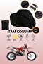 Black Lock Compatible Beta Rr 300 2t Enduro Racing Compatible Motorcycle Tarpaulin, Protective Cover