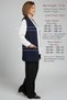 Knitwear Large Size Women's Thin Steel Mesh Spring Summer Non-Pilling Mother High Quality Navy Blue Vest - 3