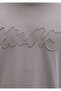 Mvjns Patch Detailed Gray T-Shirt Loose Fit / Relaxed Fit 0612915-70076 - 6