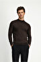 Half Turtleneck Regular Fit Wool Basic Knitted Sweater