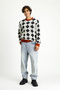 Crew Neck Oversized Extra Comfortable Cut Cotton Pack Patterned Knit Sweater - 4