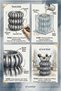 Makeup Organizer Makeup Brush Holder Makeup Organizer Organizer Silver Antique Color Model 75 - 3