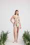 Tied Joia Knitwear Set Pareo Beige