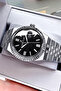 Men's Wristwatch 3 Atm Water Resistant Silver Color Steel Band Cbk443 - 3
