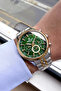 Exclusive Men's Wristwatch 3 Atm Water Resistant Silver Color Steel Band Dke2116C3 - 5