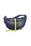 Genuine Leather, Handmade, Diamond Patterned, Large, Unisex, Freebag, Waist, Body and Chest Bag - 6