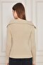 Women's Shawl Neck Ribbed Sweater 2906 - 4
