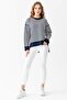 Striped Oversize Knitwear Sweater 6336 Laci-Ecru - 5