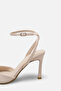 Skin Skin Ankle Strap High Heel Shoes - 8
