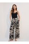 Viscose Dressing Gown Lace Collar Bustier Pants Pajama Set Set of 2 Bjm-1715 - 6