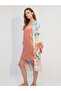 Satin nightgown and robe set bjm-1707 - 7