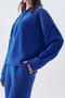 Women's Dark Blue Modal Blend Elastic Waist Jogger Pants - 4