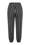 Plus Size Elastic Waist and Leg Striped Pocket Trousers 89-71 - 6